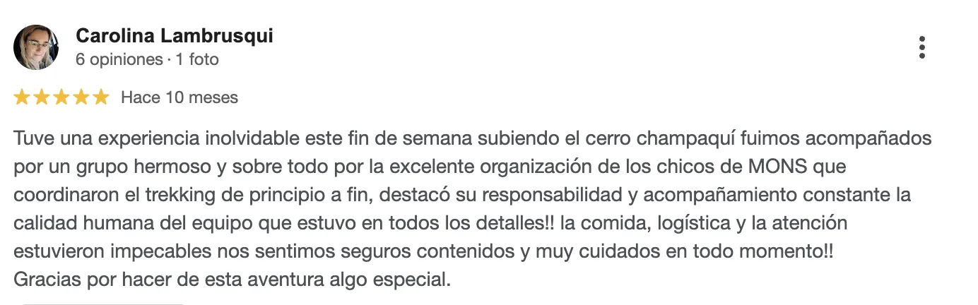 Reseña Google 5 estrellas 1