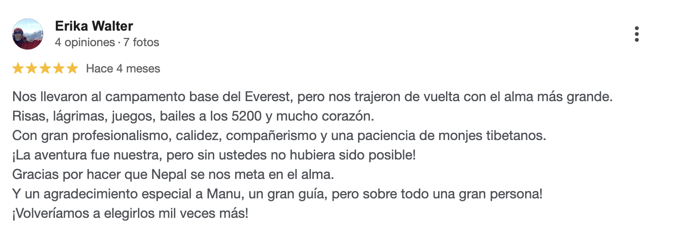 Reseña Google 5 estrellas 3