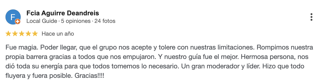 Reseña Google 5 estrellas 4