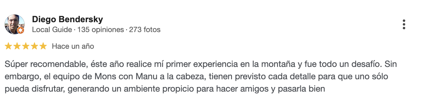 Reseña Google 5 estrellas 5