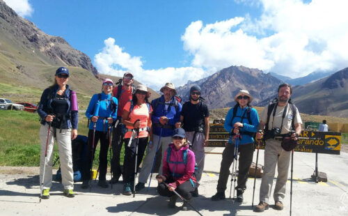 Trekking a Plaza Francia