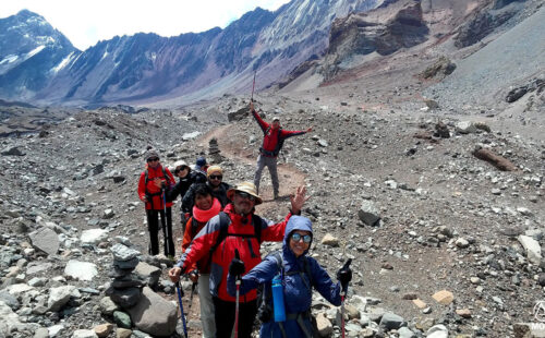 Trekking a Plaza Francia