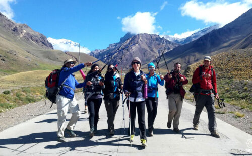 Trekking a Plaza Francia