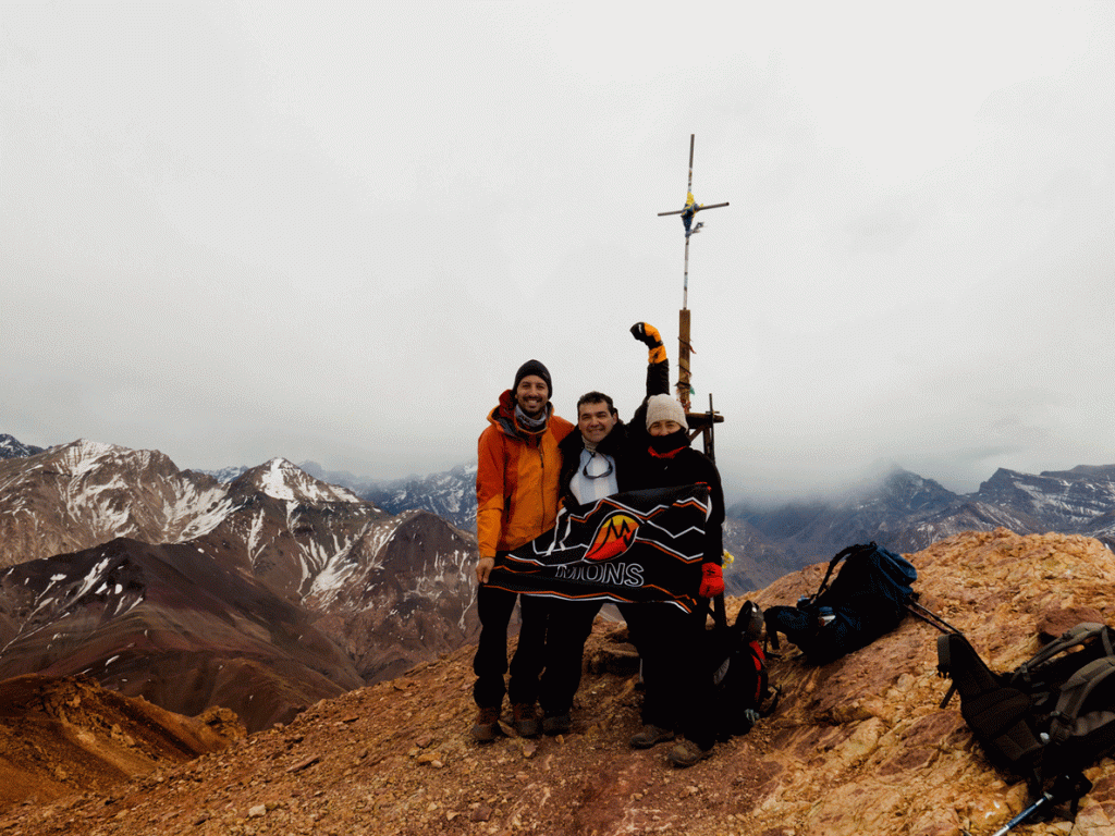 Cumbre del Cerro Penitentes en la Expedición al Penitentes