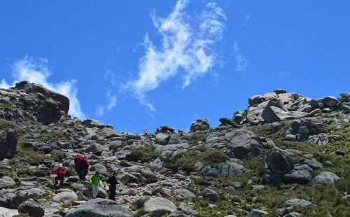 Foto del ascenso al cerro Champaquí