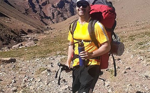 Foto del ascenso al cerro Penitentes