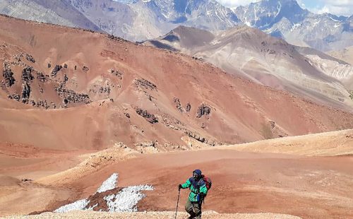 Foto del ascenso al cerro Penitentes