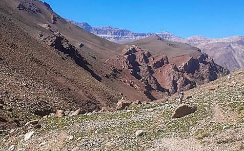 Foto del ascenso al cerro Penitentes