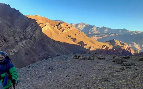 Foto del ascenso al cerro Penitentes