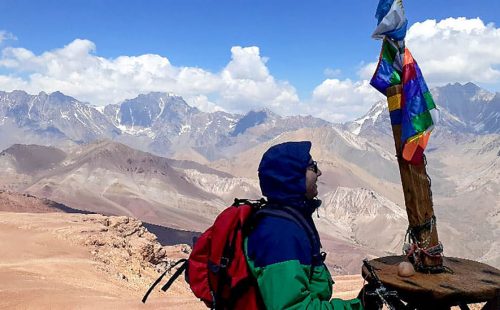 Foto del ascenso al cerro Penitentes