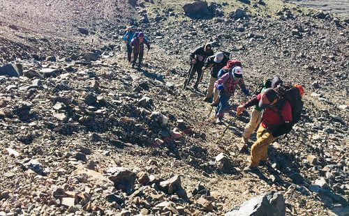 Ascenso al Cerro Stepanek