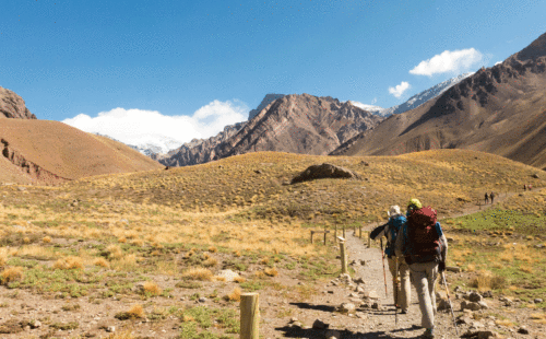 Trekking a Plaza Francia