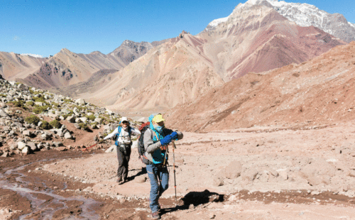 Trekking a Plaza Francia