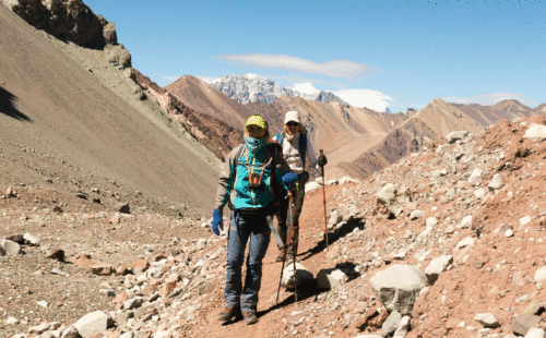 Trekking a Plaza Francia