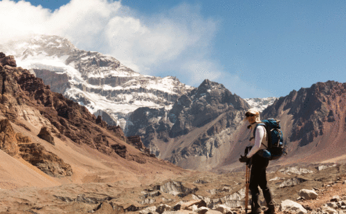 Trekking a Plaza Francia