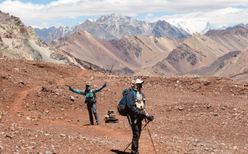 Trekking a Plaza Francia