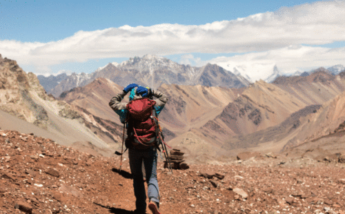 Trekking a Plaza Francia