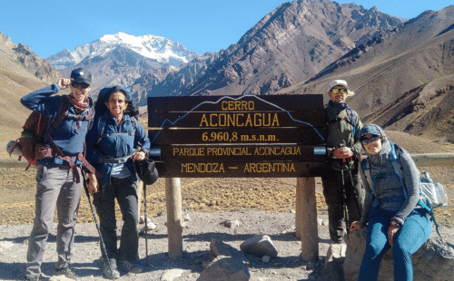 Trekking a Plaza Francia