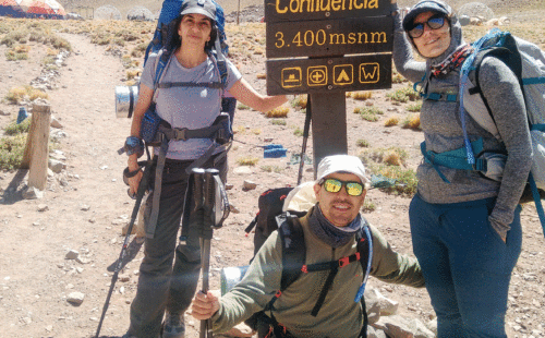 Trekking a Plaza Francia