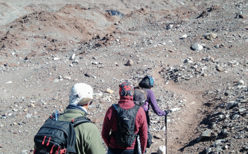 Trekking a Plaza Francia