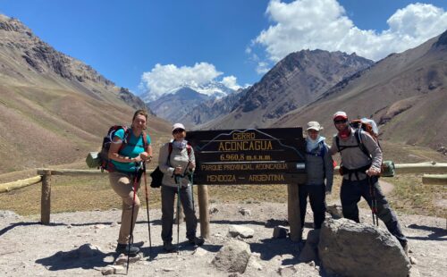 Trekking a Plaza Francia