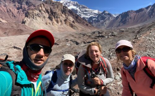 Trekking a Plaza Francia