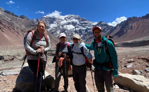 Trekking a Plaza Francia